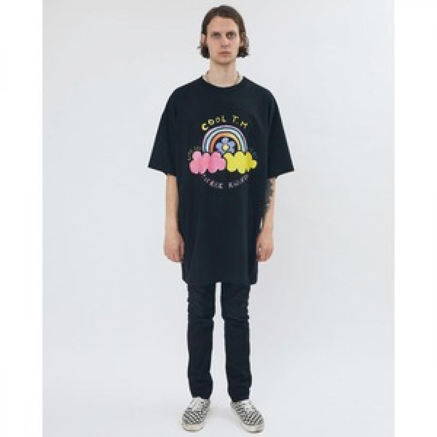 COOL T.M / OVERSIZE TSHIRT x PIERRE RIOUFOL / BLACK BLACK M