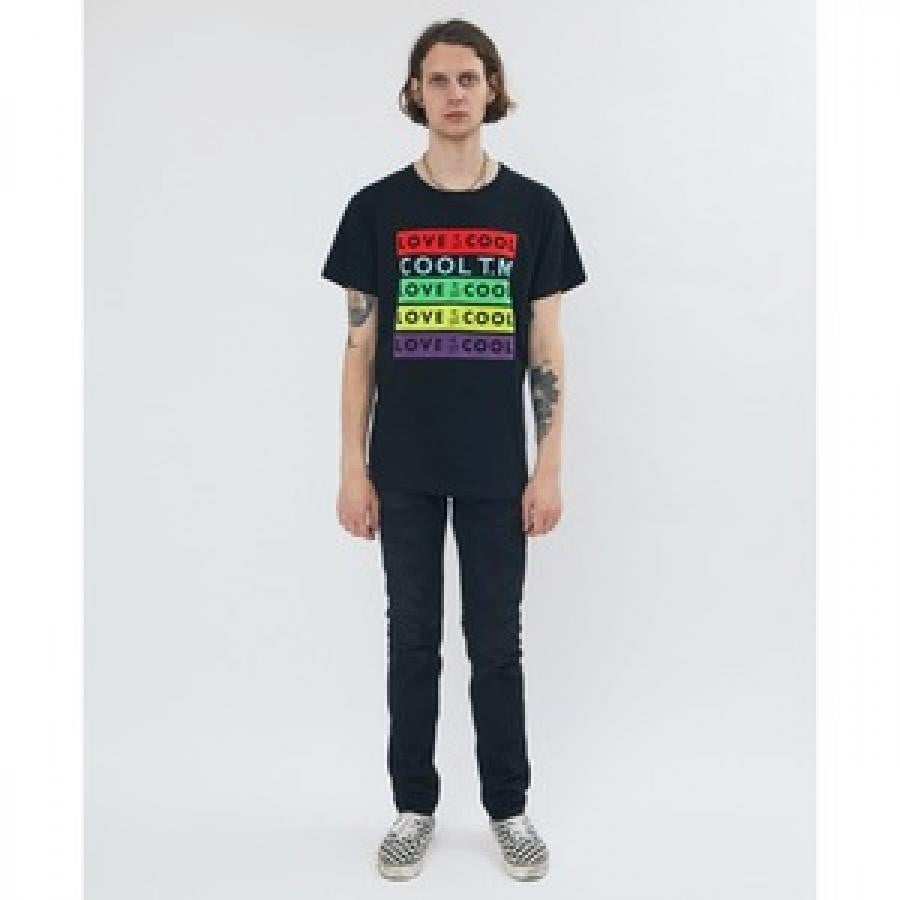 COOL T.M / TSHIRT LOVE IS COOL / BLACK BLACK L