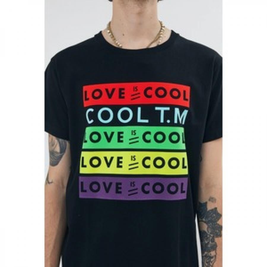 COOL T.M / TSHIRT LOVE IS COOL / BLACK BLACK L
