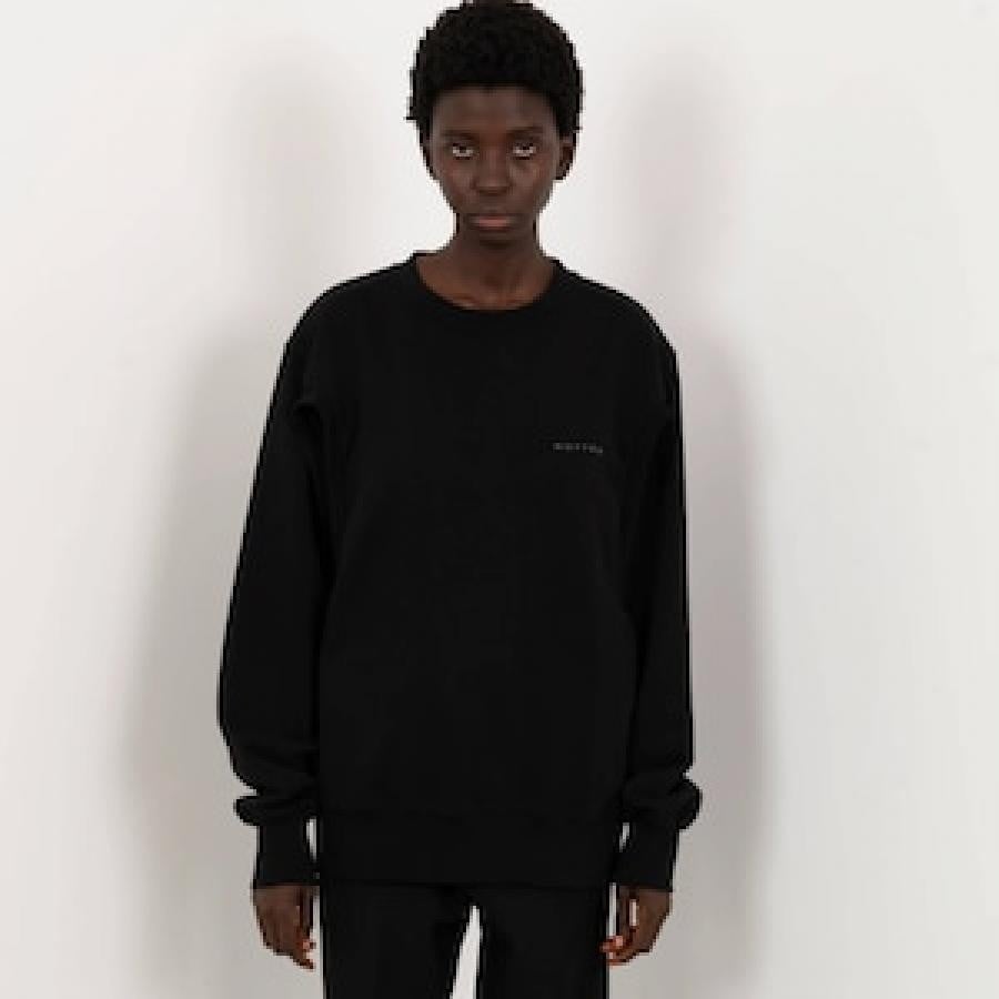BOTTER/CREWNECK WITH HOLES BOTTER/BLACK BLACK L