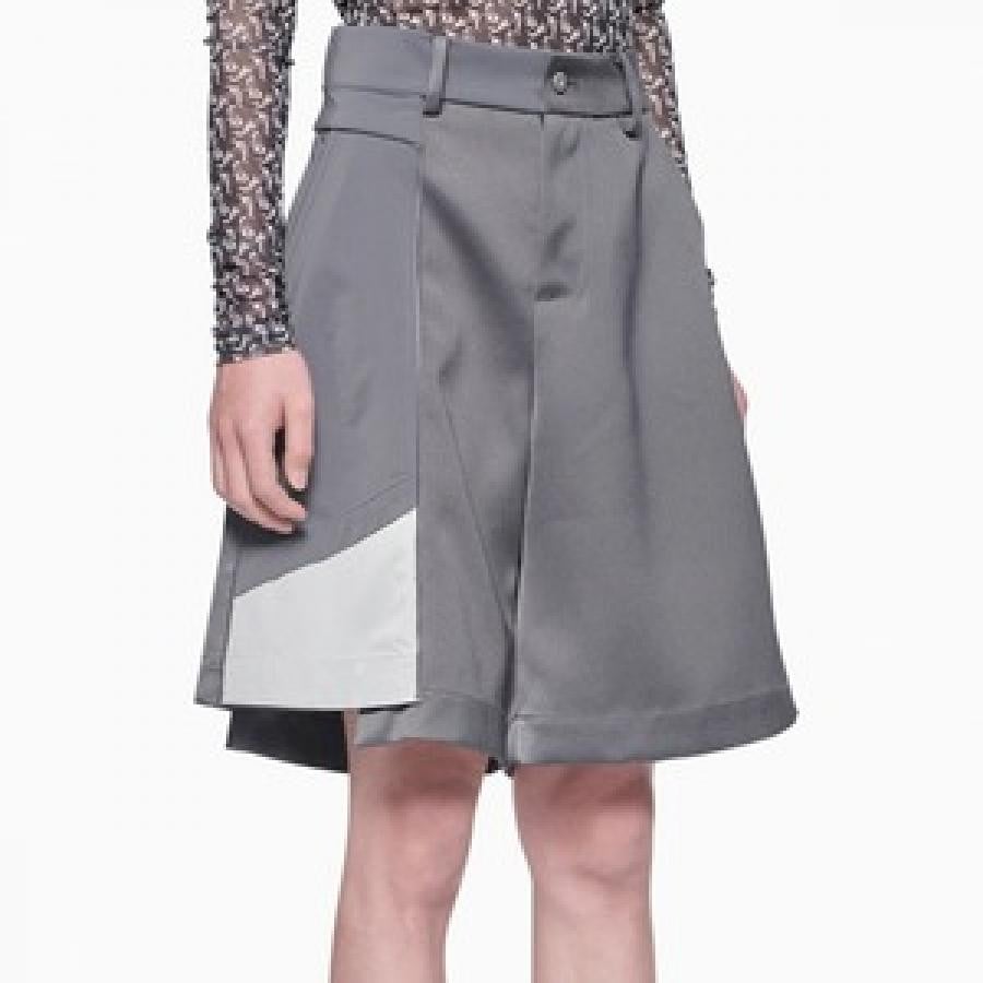 Feng Chen Wang/PATCH SHORTS/GREY GREY S