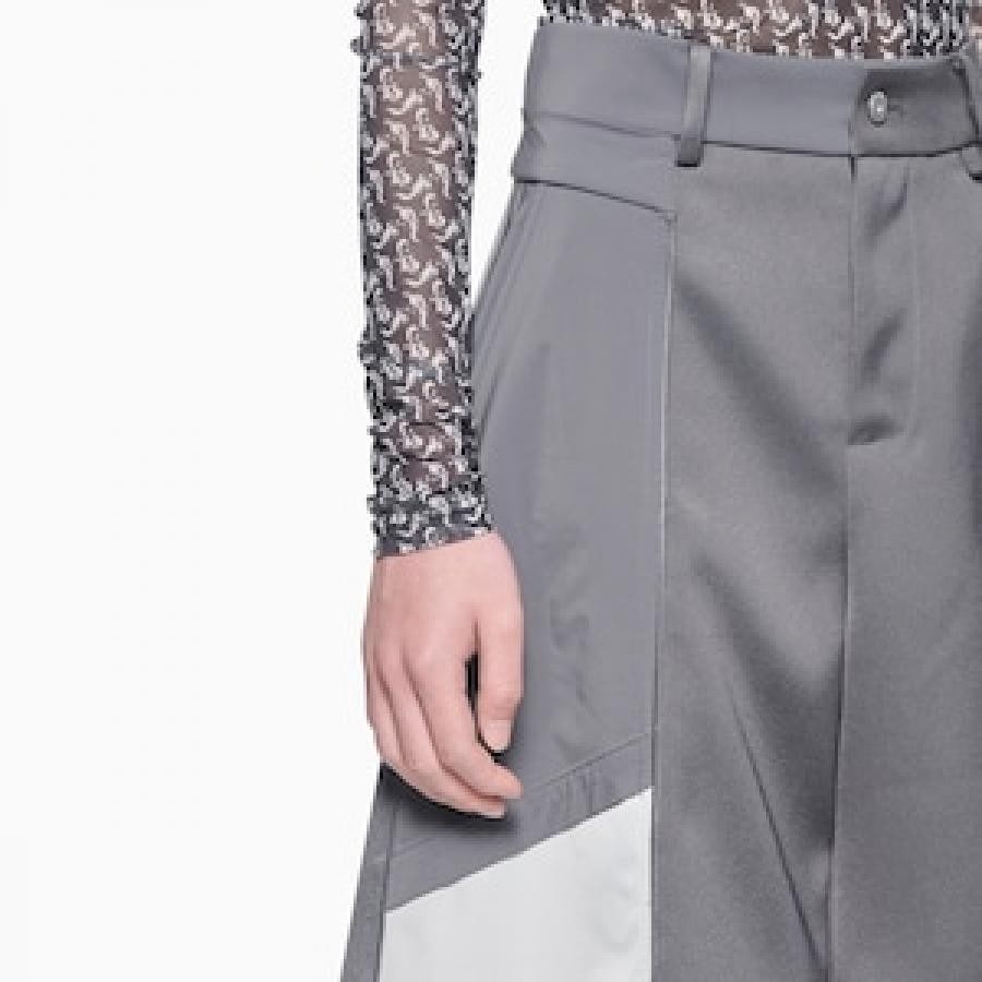 Feng Chen Wang/PATCH SHORTS/GREY GREY M