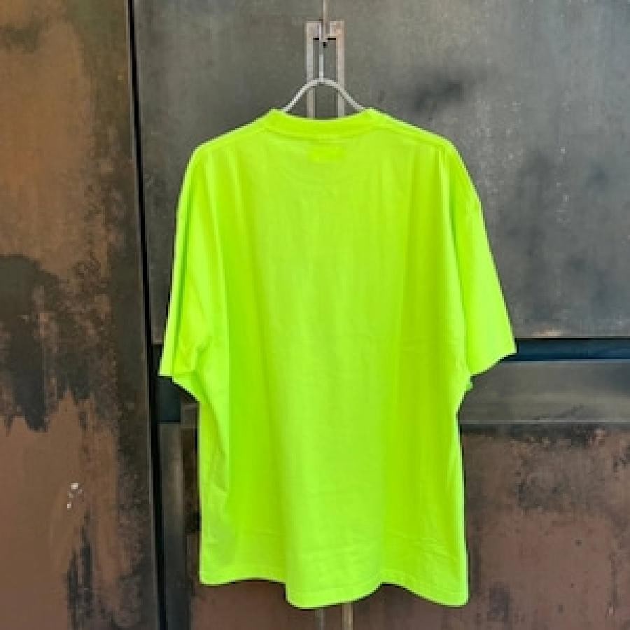 VETEMENTS/CONFIDENTIAL LOGO T-SHIRT/NEON YELLOW NEON YELLOW S