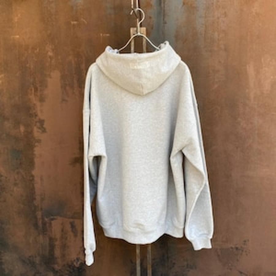 VETEMENTS/MIXED LOGO HOODIE/GREY GREY XS