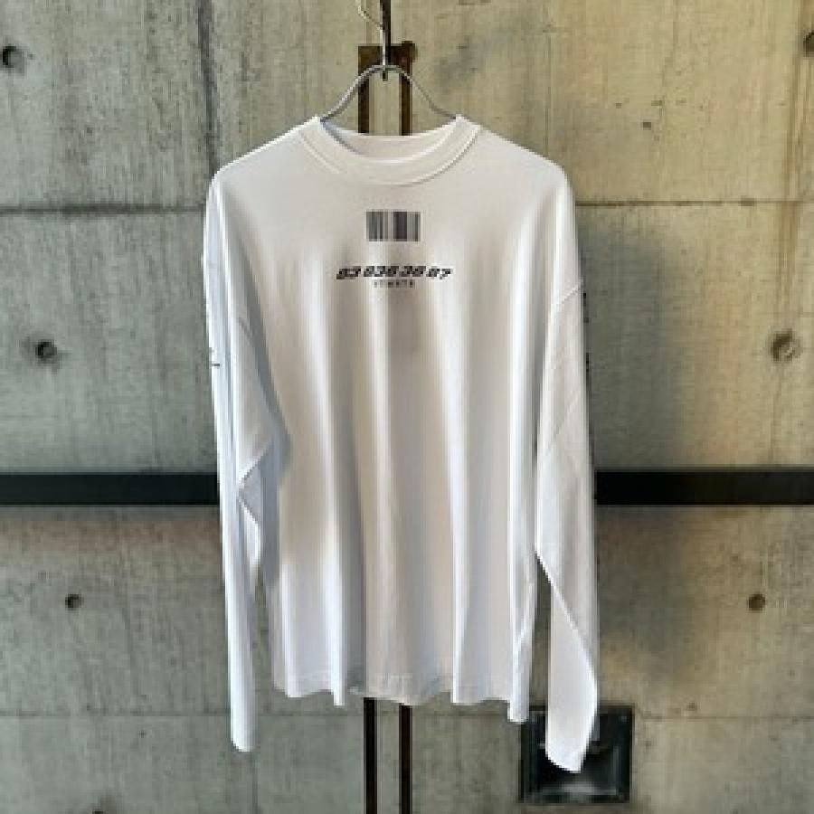 VTMNTS / ALL RIGHTS RESERVED LONGSLEEVE / WHITE WHITE S