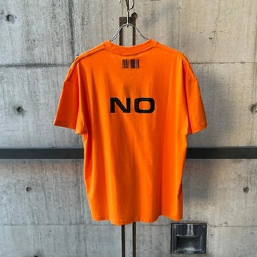 VTMNTS / YES T-SHIRT / ORANGE ORANGE XL