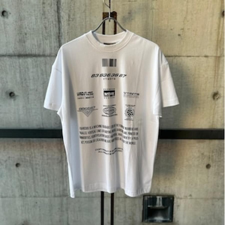 VTMNTS / ALL RIGHTS RESERVED T-SHIRT / WHITE WHITE L