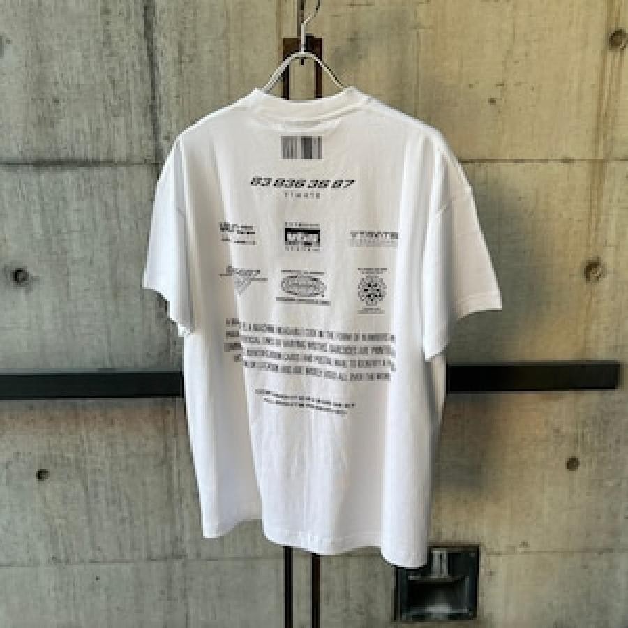 VTMNTS / ALL RIGHTS RESERVED T-SHIRT / WHITE WHITE L