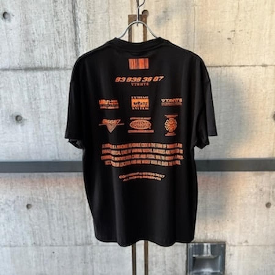 VTMNTS / ALL RIGHTS RESERVED T-SHIRT / BLACK BLACK M