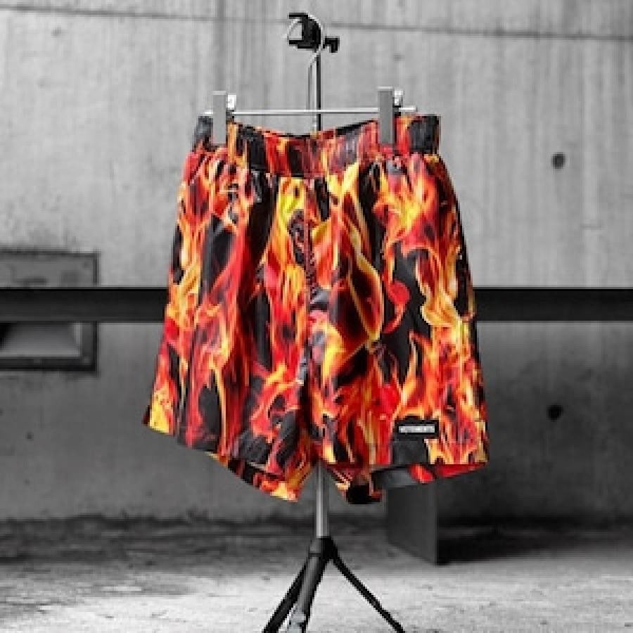 VETEMENTS / FIRESWIMSHORTS / FIRE×BLK FIRE×BLK S