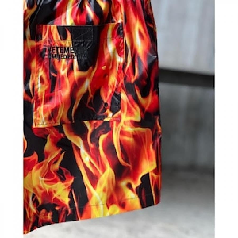 VETEMENTS / FIRESWIMSHORTS / FIRE×BLK FIRE×BLK S
