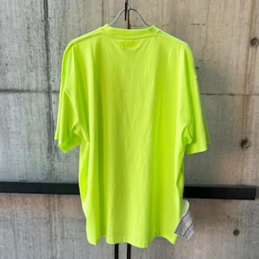 VETEMENTS / LOGOLABELT-SHIRT / YELLOW/BLUE YELLOW/BLUE XS