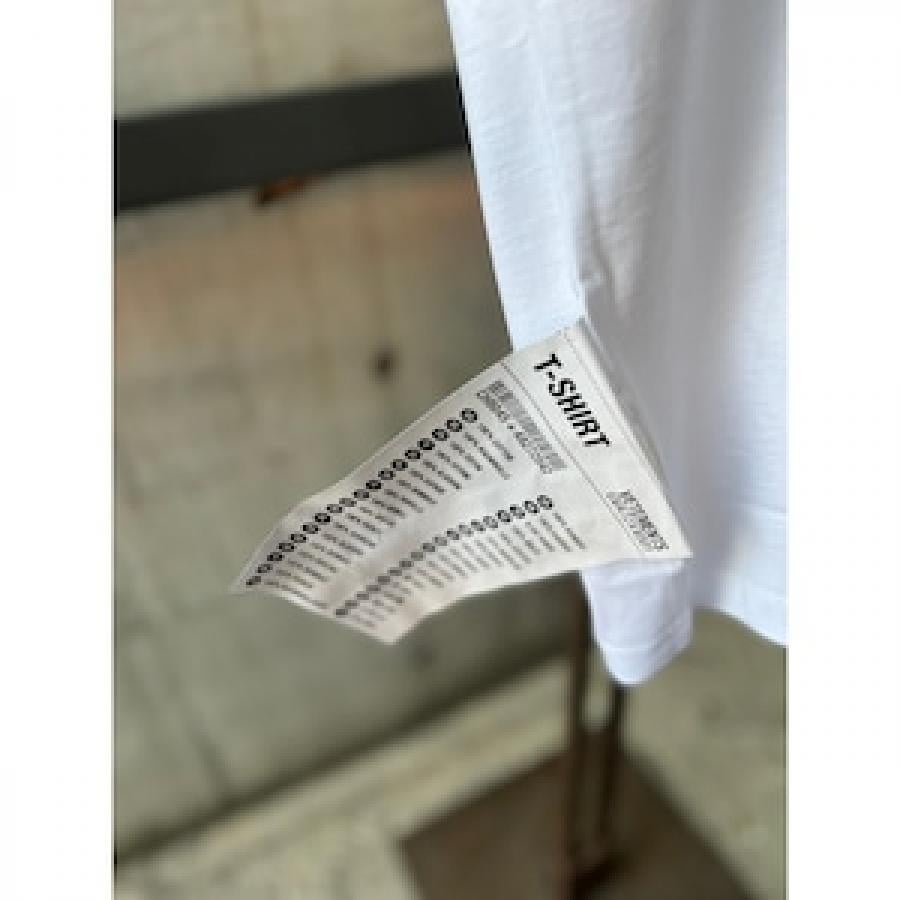 VETEMENTS / LOGOLABELT-SHIRT / WHITE/PINK WHITE/PINK S