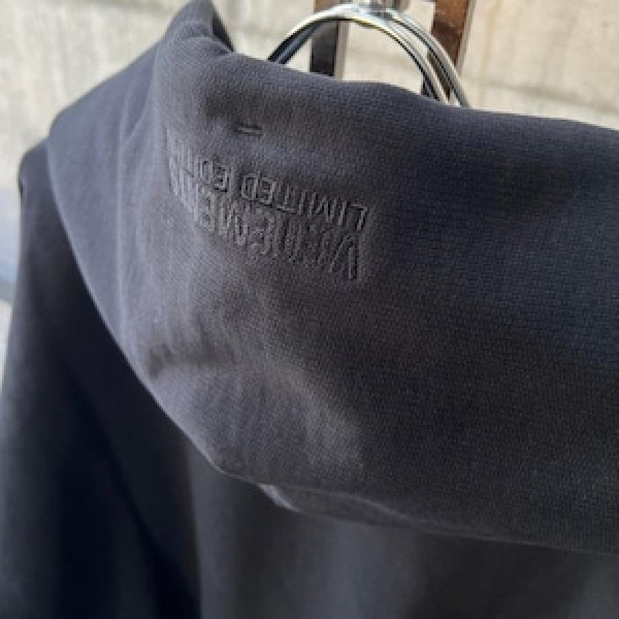 VETEMENTS / LOGOLABELHOODIE / BLACK/WHITE BLACK/WHITE L