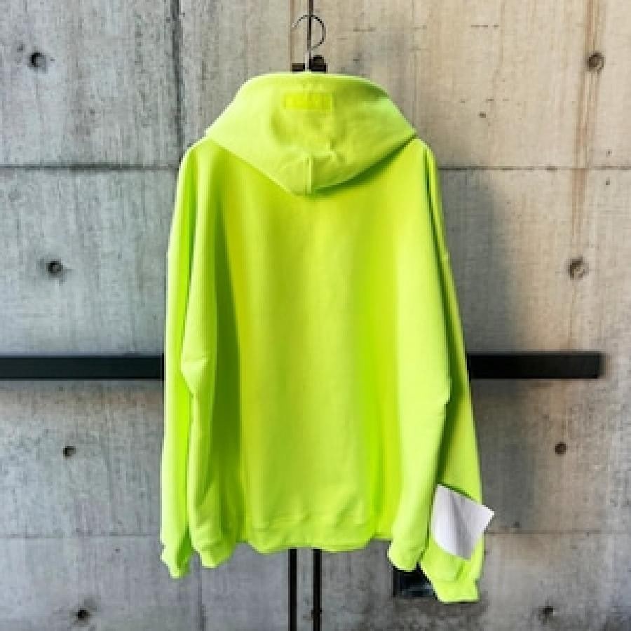VETEMENTS / LOGOLABELHOODIE / YELLOW/BLUE YELLOW/BLUE S