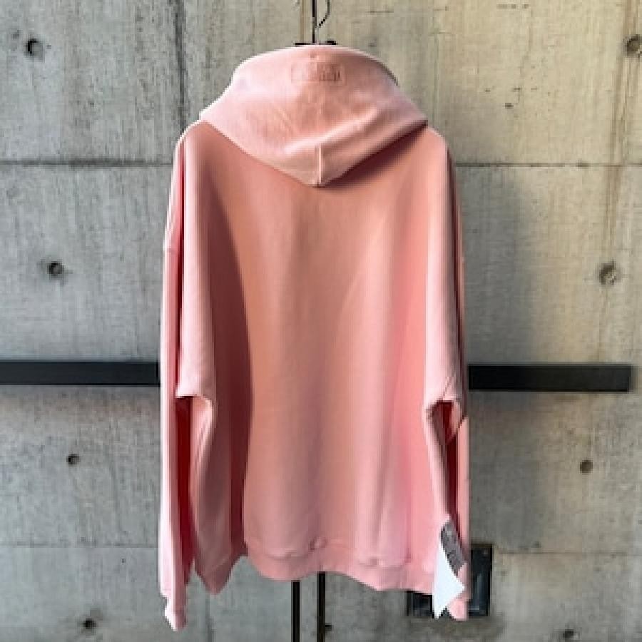 VETEMENTS / LOGOLABELLONGSLEEVE / PINK/WHITE PINK/WHITE XL