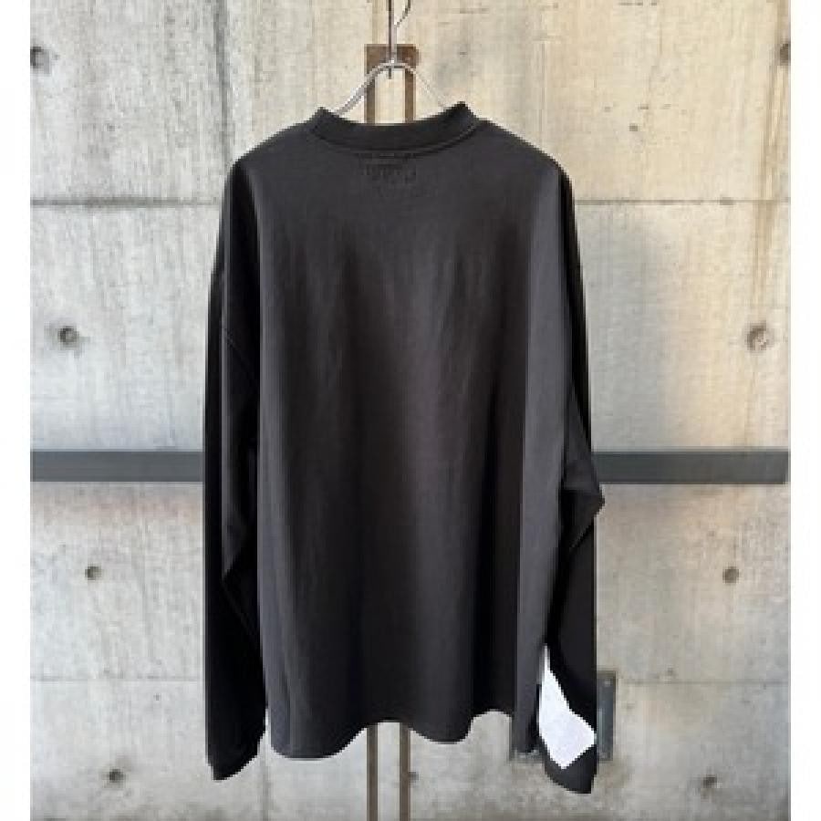 VETEMENTS / LOGOLABELLONGSLEEVE / BLACK/YELLOW BLACK/YELLOW M