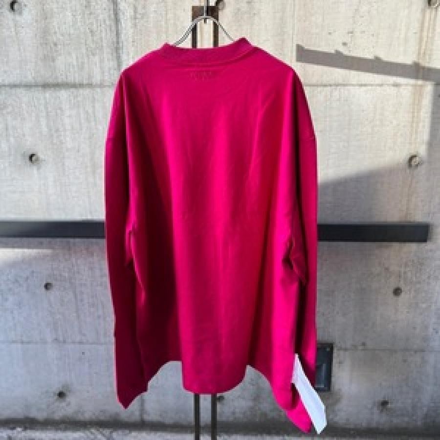 VETEMENTS / LOGOLABELLONGSLEEVE / PINK/ORANGE PINK/ORANGE S