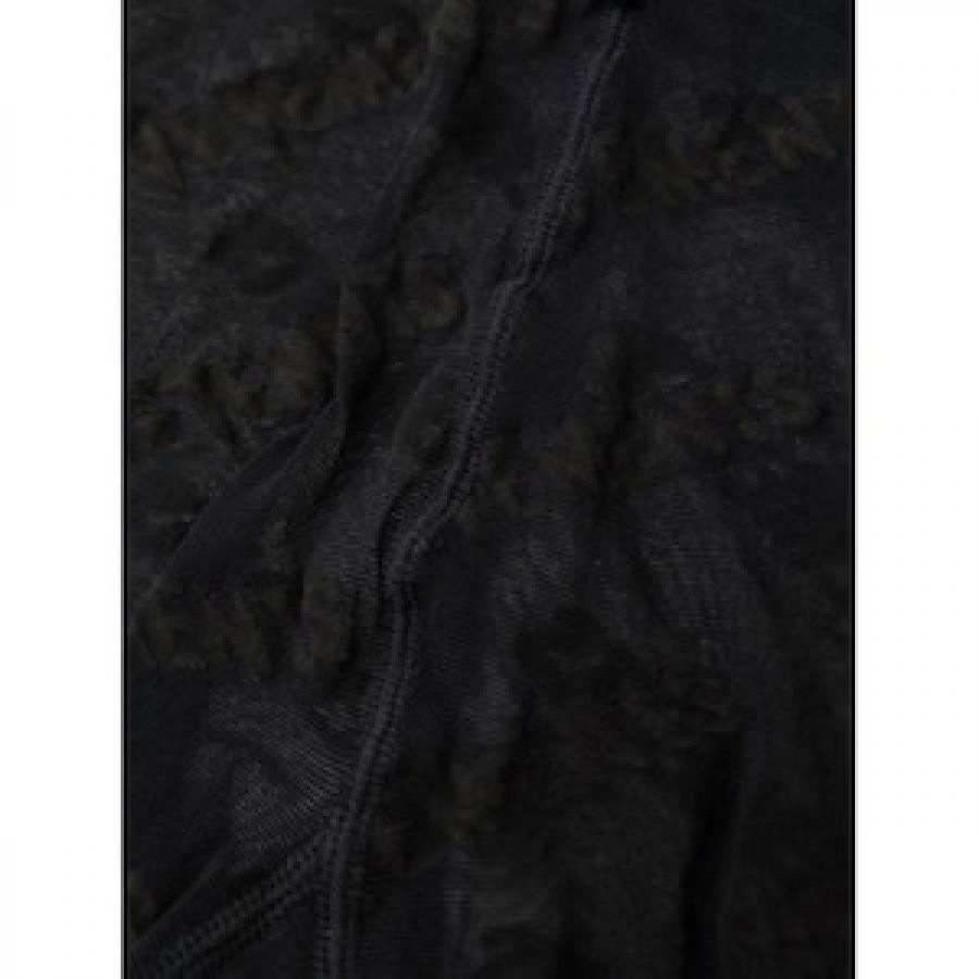 VETEMENTS / LOGO MONOGRAM TIGHTS NUDE S