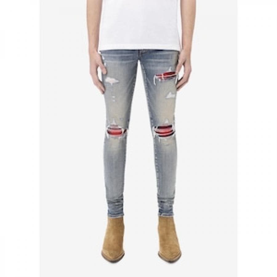 AMIRI / PLAID MX1 JEAN / BLUE BLUE 29