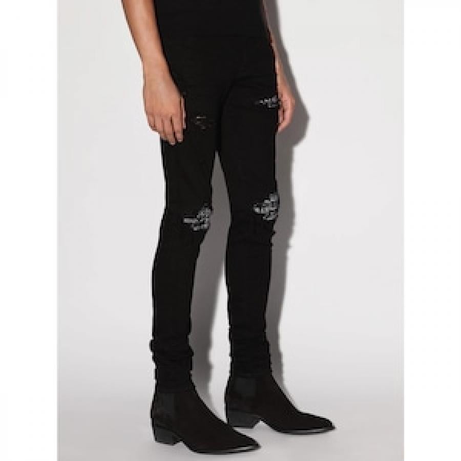 AMIRI / MX1 BANDANA JEAN / BLACK BLACK 30