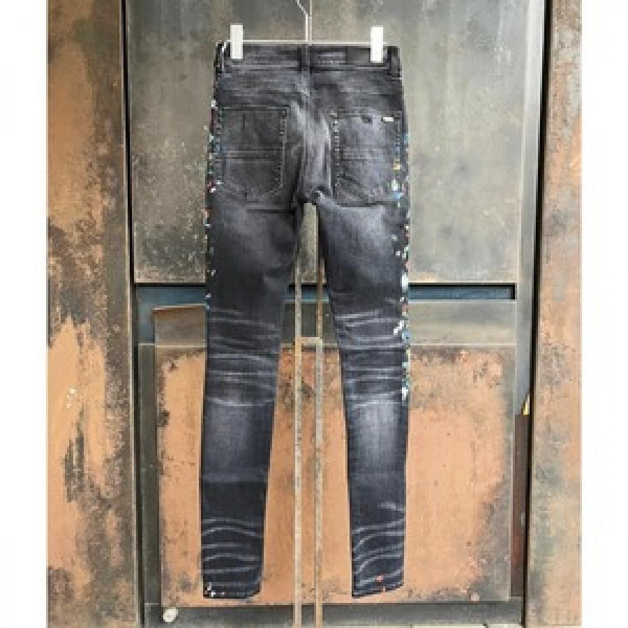 AMIRI / SKINNY PAINTER JEAN / BLACK BLACK 29