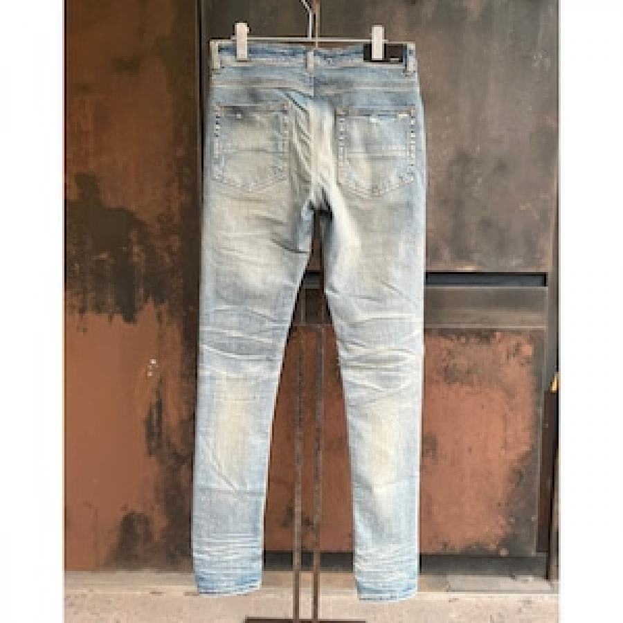 AMIRI / PLAID THRASHER / INDIGO INDIGO 30