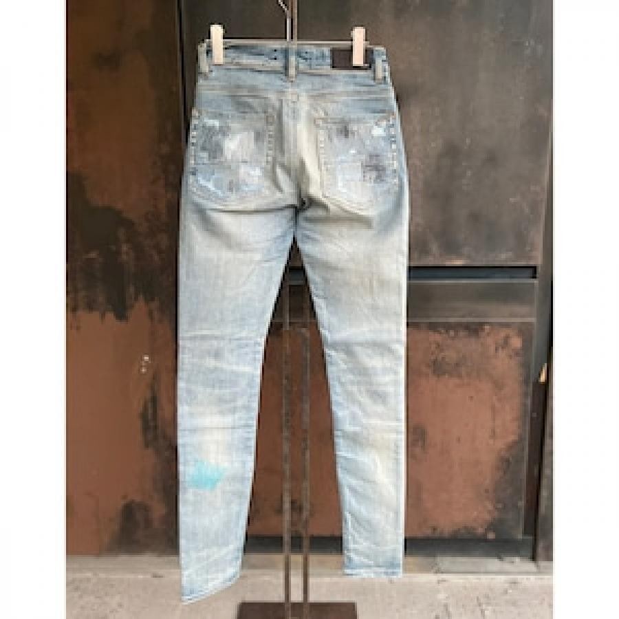 AMIRI / ALL OVER REPAIR JEAN / INDIGO INDIGO 31