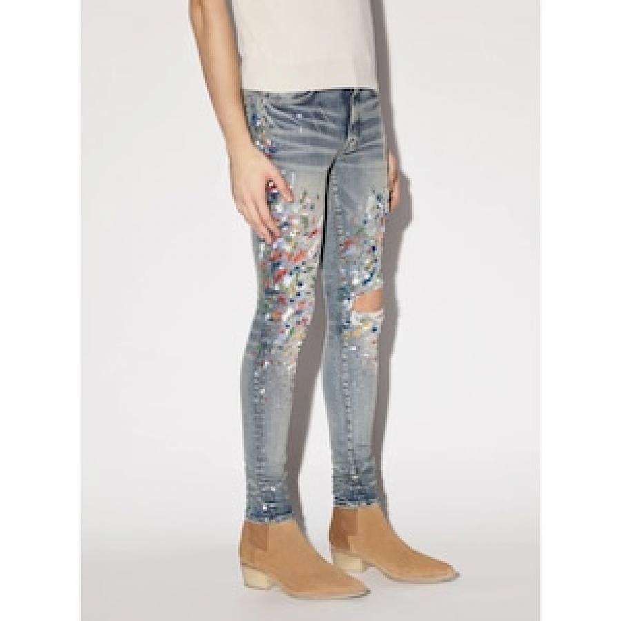 AMIRI / SKINNY PAINTER JEAN / INDIGO INDIGO 32