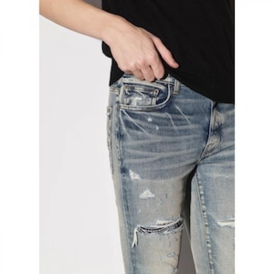 AMIRI / BANDANA FLAME JEAN / INDIGO