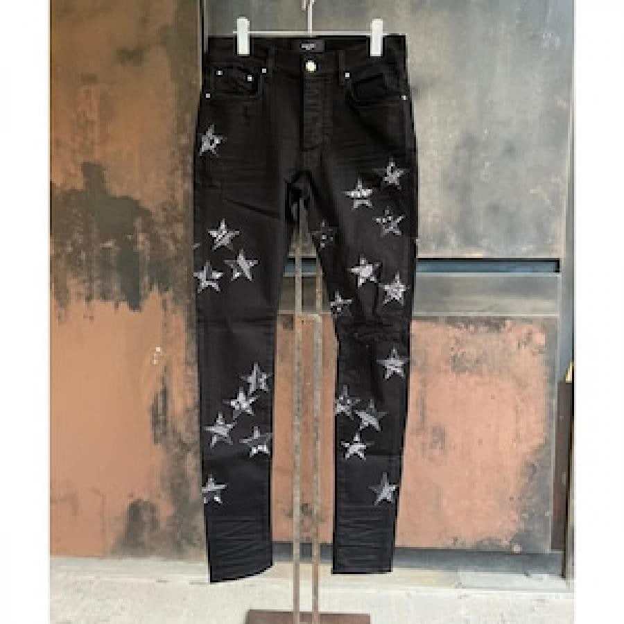 AMIRI / BANDANA STAR JEAN / BLACK BLACK 32