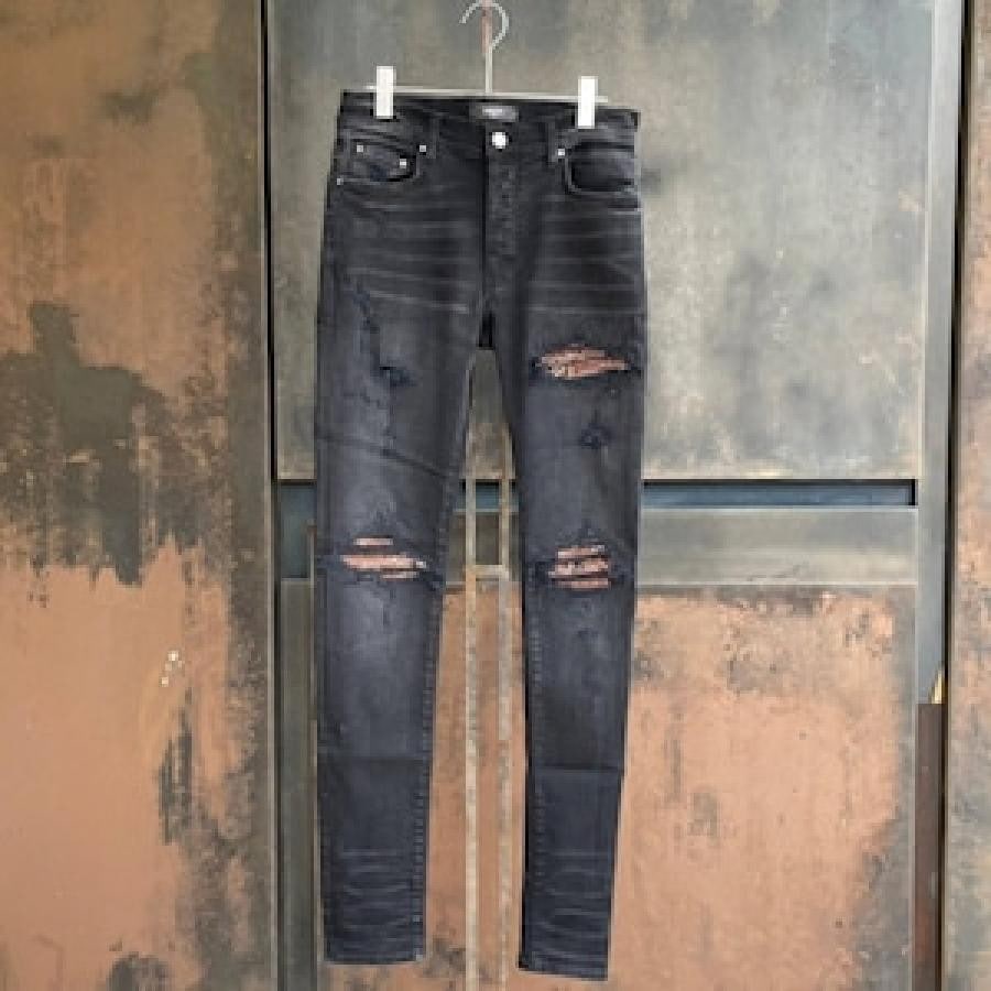 AMIRI/BANDANA MX1 JEAN/BLACK BLACK 32