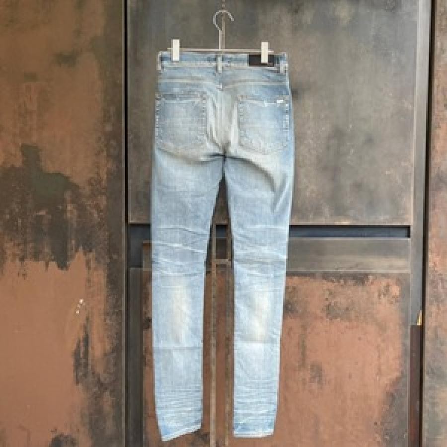 AMIRI/TIE DYE BANDANA THRASHER JEAN/INDIGO INDIGO 33