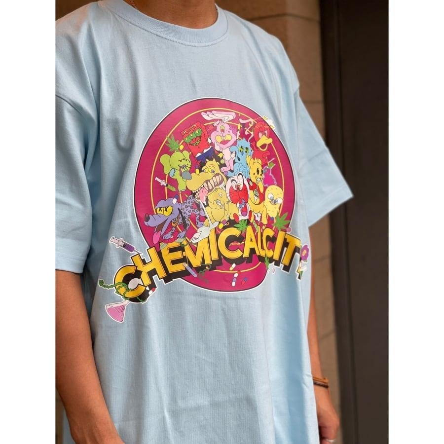 ZAC VARGAS / CHEMICAL CITY T-TYPE2 LIGHT GREEN ONE SIZE