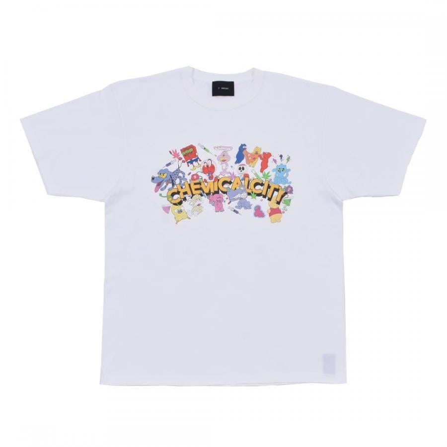 ZAC VARGAS / CHEMICAL CITY T-TYPE1 WHITE ONE SIZE