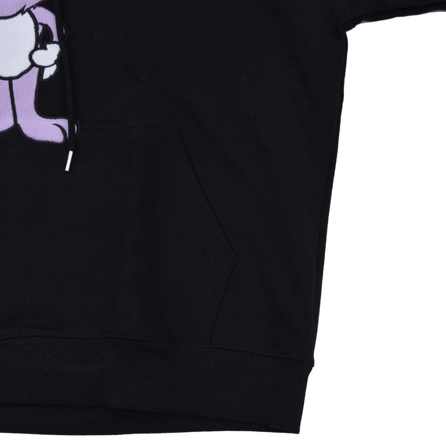 ZAC VARGAS / monster hoodie 'JUNKIE BUNNY’-PINK GREY ONE SIZE