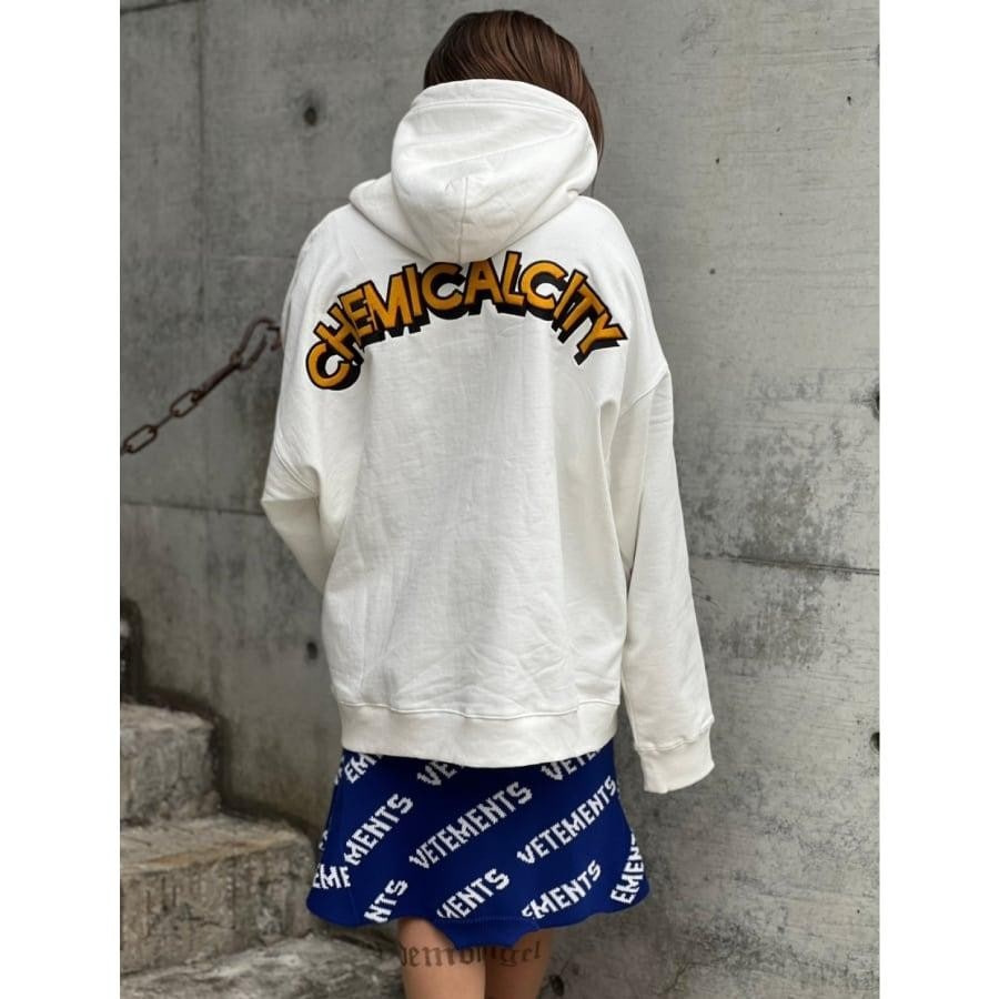 ZAC VARGAS / monster hoodie 'JUNKIE BUNNY’-PINK BLACK ONE SIZE