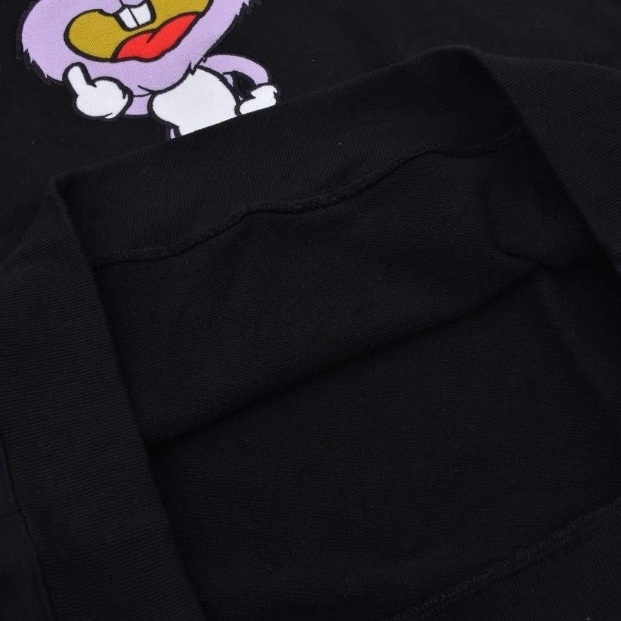 ZAC VARGAS / monster hoodie 'JUNKIE BUNNY’-PINK BLACK ONE SIZE