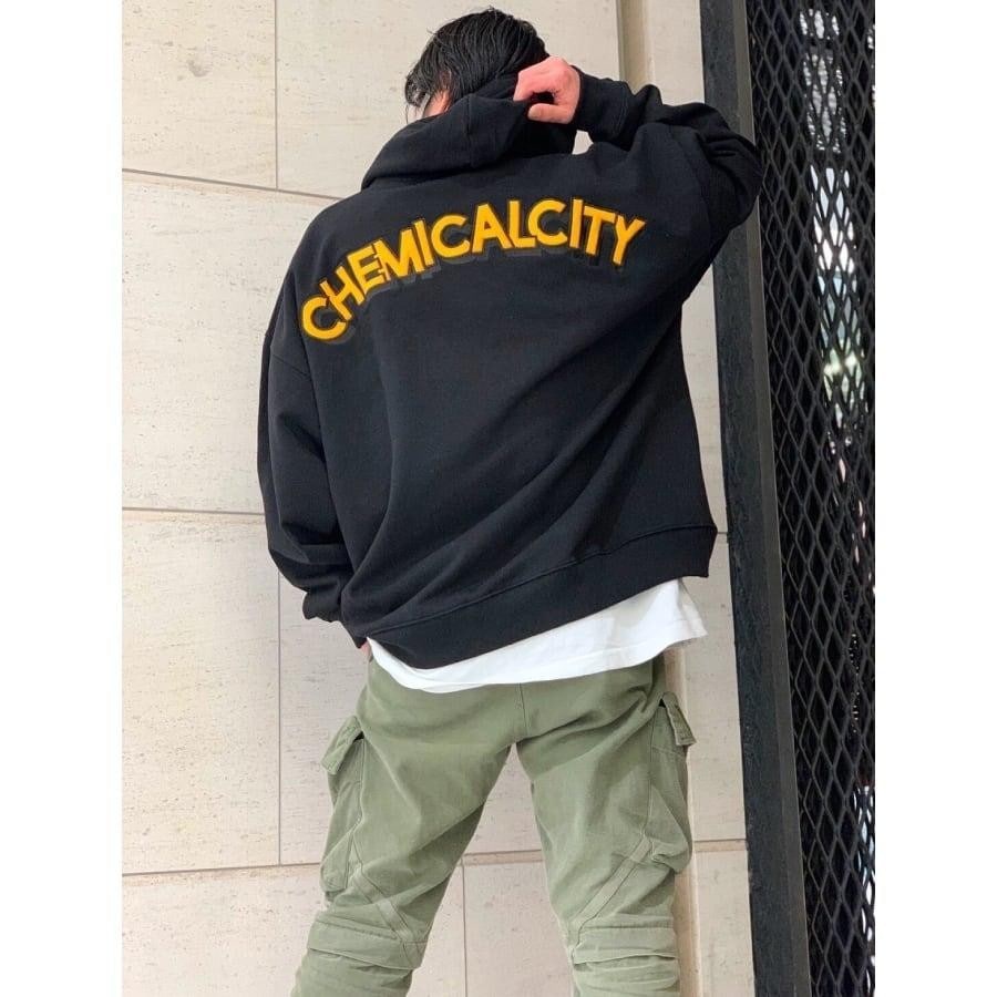 ZAC VARGAS / monster hoodie ’JUNKIE BUNNY’- MINT WHITE ONE SIZE