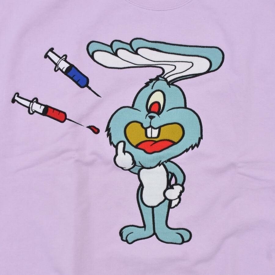 ZAC VARGAS / monster PO 'JUNKIE BUNNY'-MINT LIGHT PINK ONE SIZE