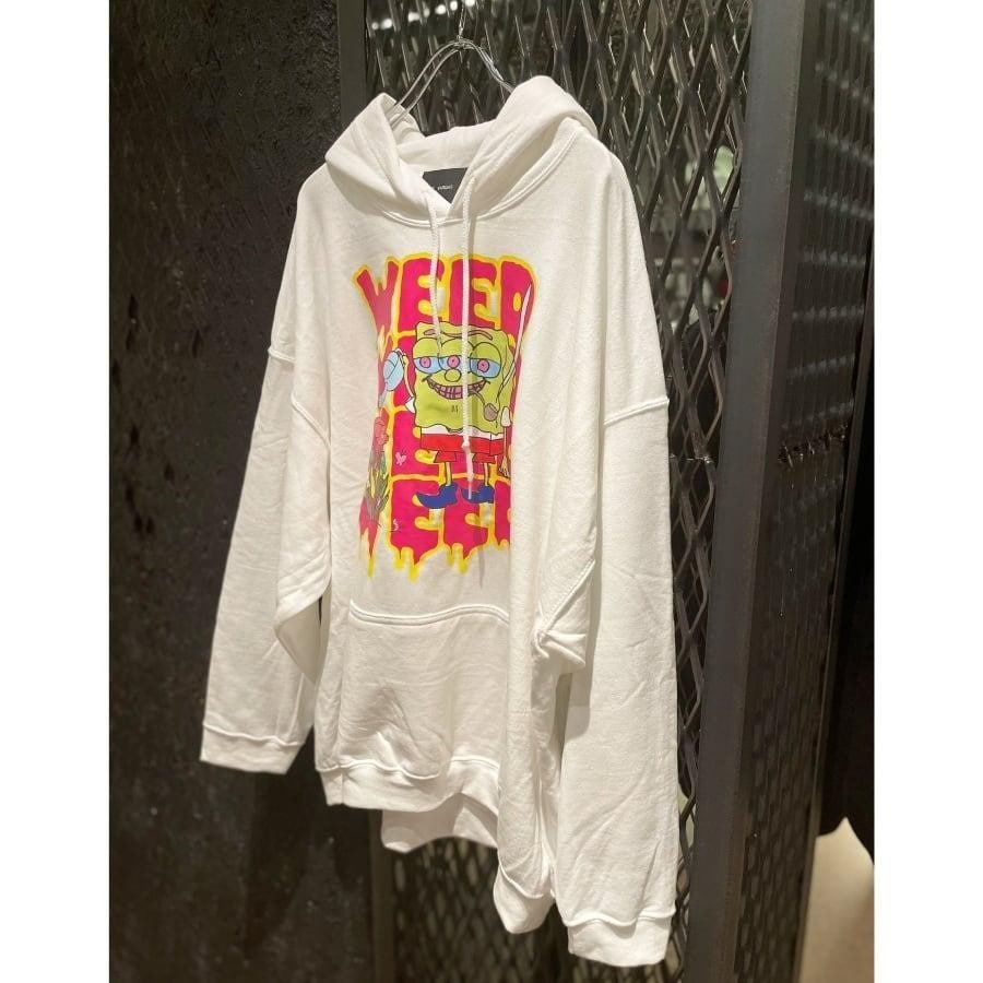 ZAC VARGAS / BOB hoodie WHITE ONE SIZE