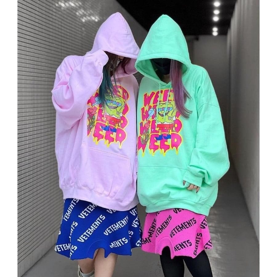 ZAC VARGAS / BOB hoodie MINT ONE SIZE