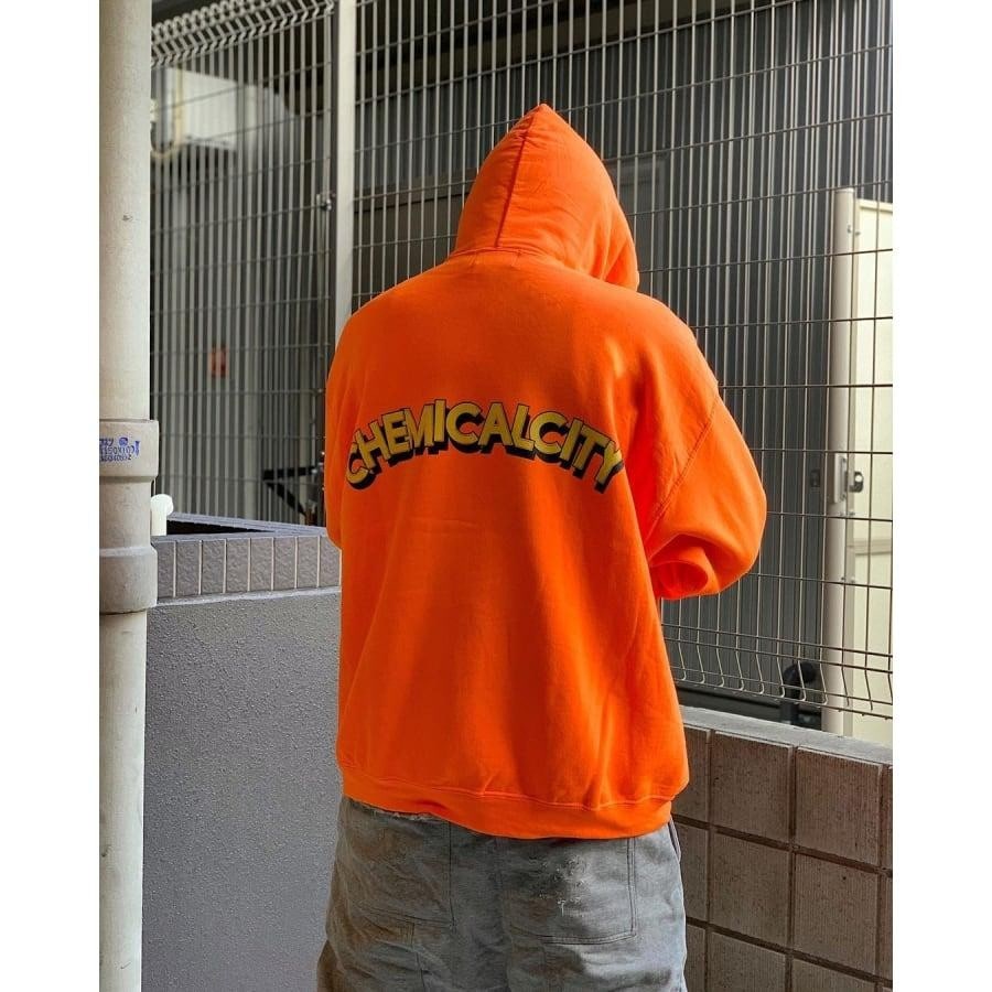 ZAC VARGAS / DACK GRAFFITI hoodie ORANGE ONE SIZE