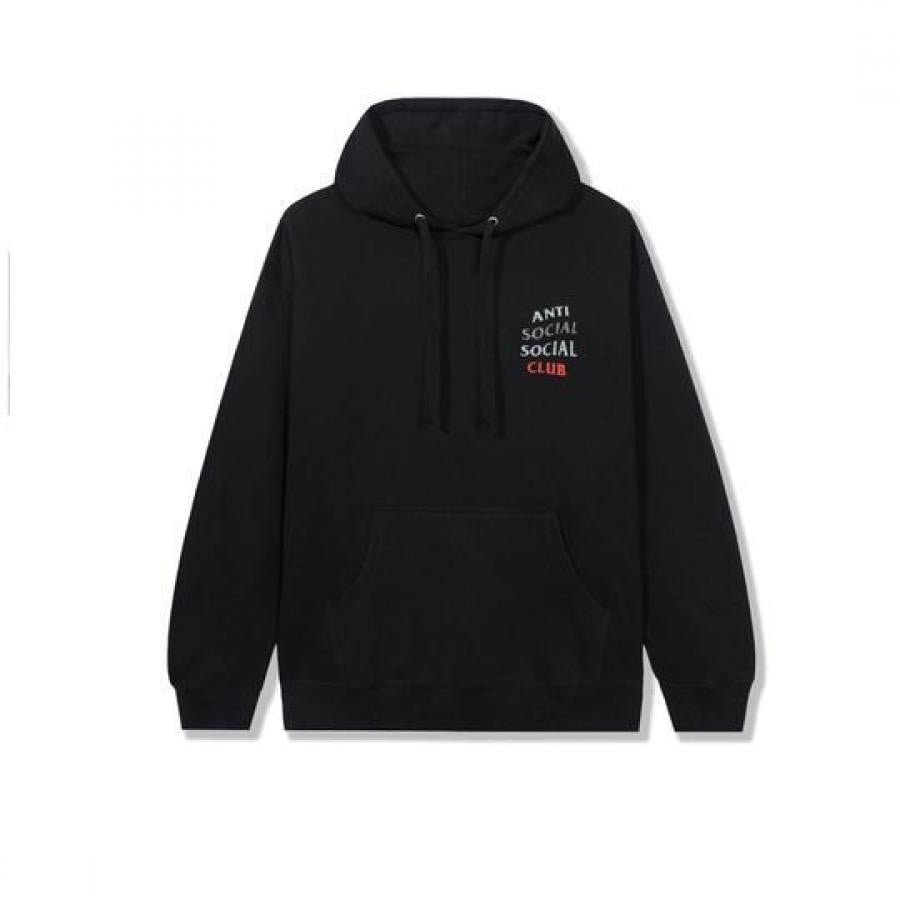 ANTI SOCIAL SOCIAL CLUB / 99 RETRO IV BLACK HOODIE / BLACK BLACK L