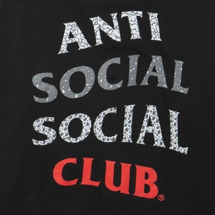 ANTI SOCIAL SOCIAL CLUB / 99 RETRO IV BLACK HOODIE / BLACK BLACK L