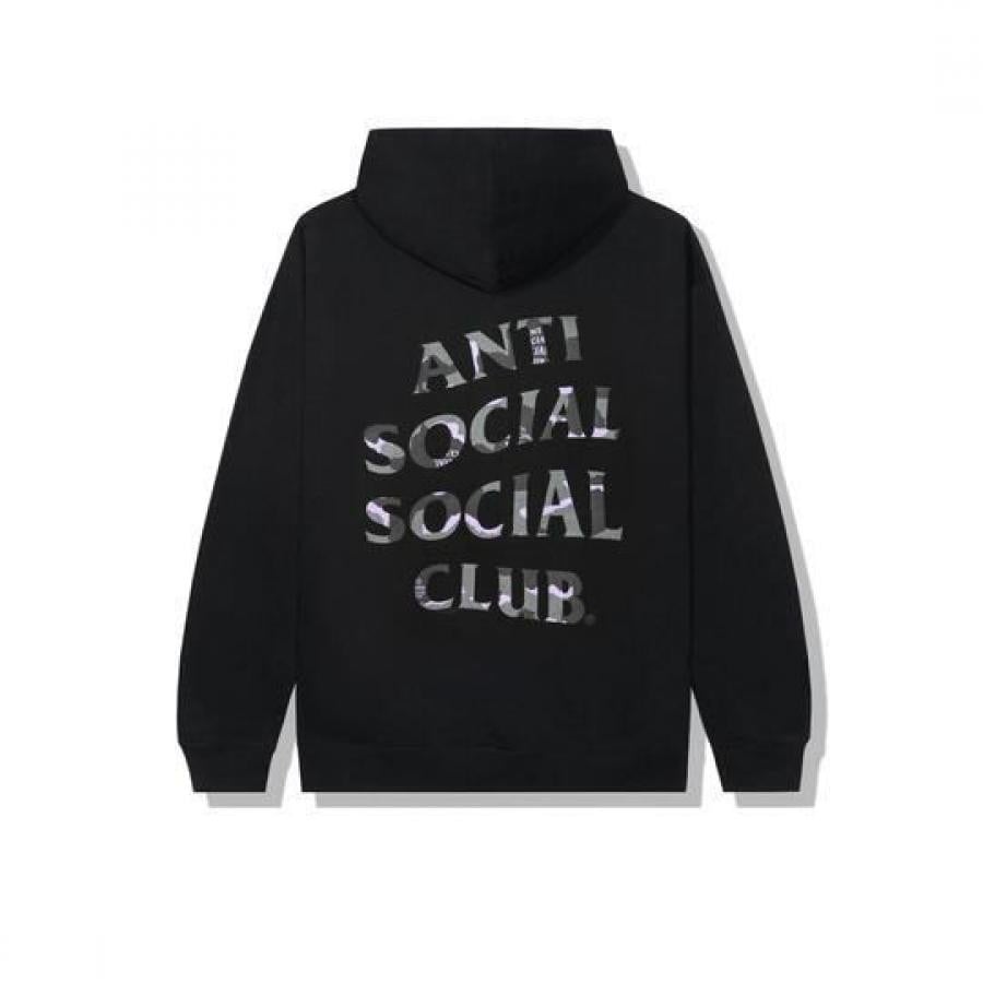 ANTI SOCIAL SOCIAL CLUB / PLAIN SIGHT BLACK HOODIE / BLACK