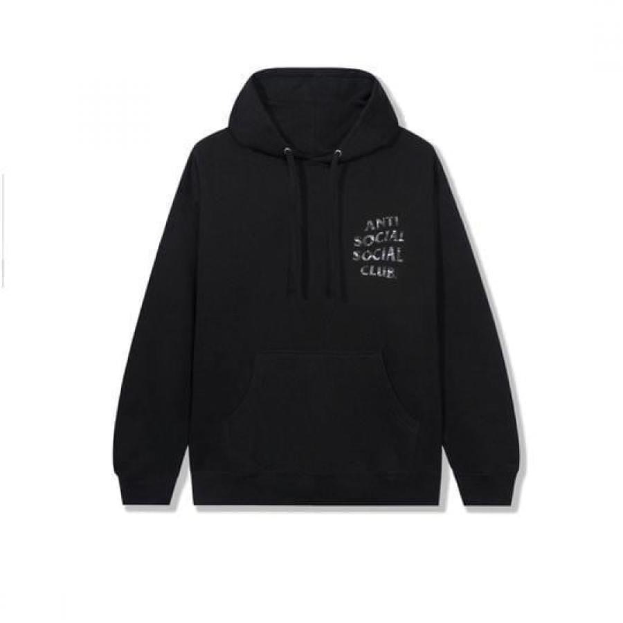 ANTI SOCIAL SOCIAL CLUB / PLAIN SIGHT BLACK HOODIE / BLACK BLACK XL