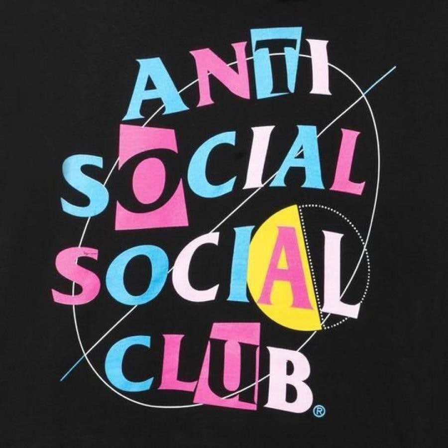 ANTI SOCIAL SOCIAL CLUB / MOODBORED BLACK HOODIE / BLACK BLACK XL