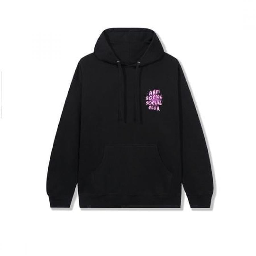 ANTI SOCIAL SOCIAL CLUB / I SEE PINK BLACK HOODIE / BLACK PINK BLACK/PINK XL