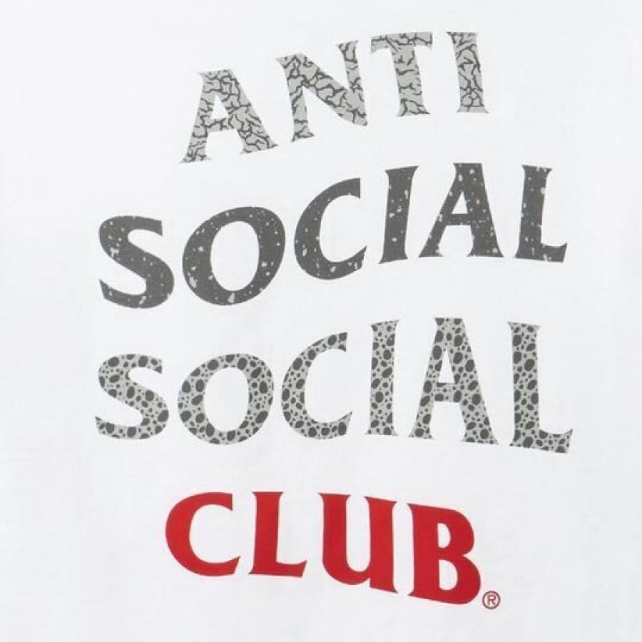 ANTI SOCIAL SOCIAL CLUB / 99 RETRO IV WHITE TEE / WHITE WHITE M
